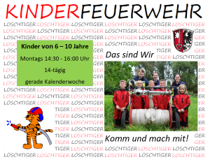 Kinderfeuerwehr Werbung 2